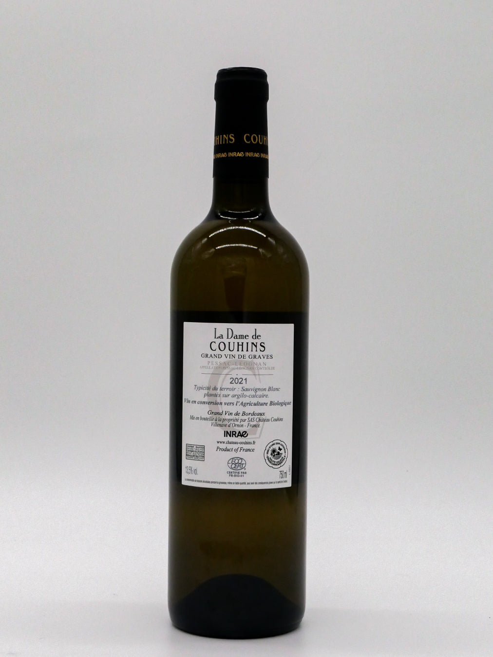 La Dame de Couhins Blanc 2021 - Pessac-léognan - 0,75L