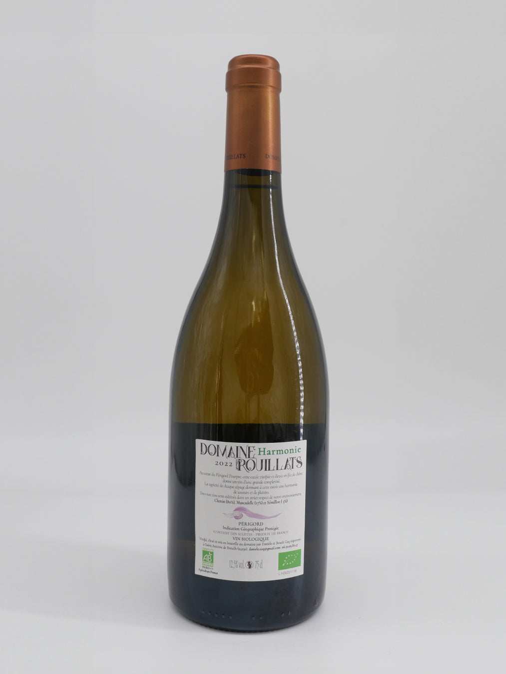 Domaine des Rouillats - "Harmonie"- Igp Périgord - Blanc - 2020 - 0,75L