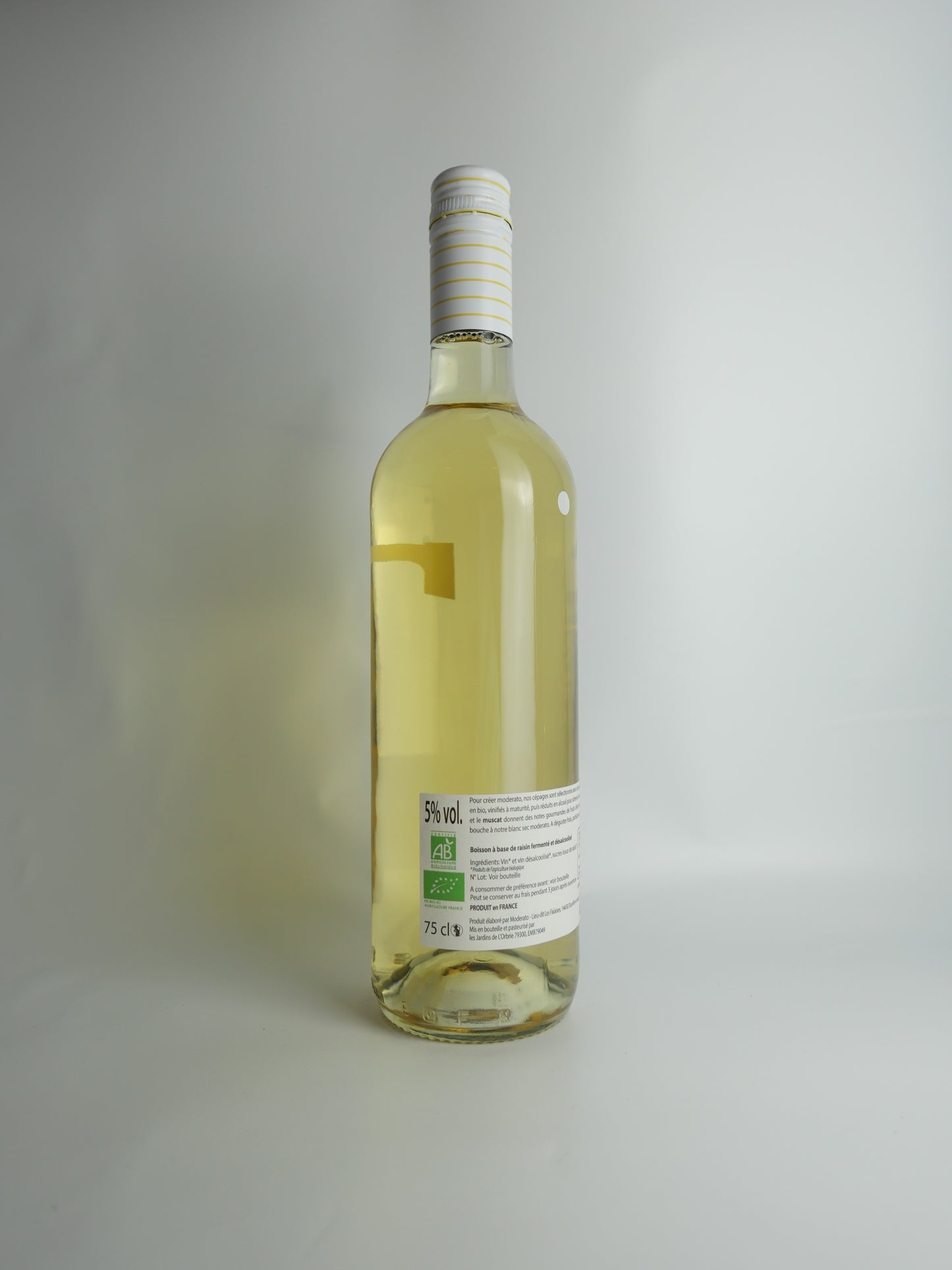 Moderato 5° - Vin De France - Blanc - 2021 - 0,75L