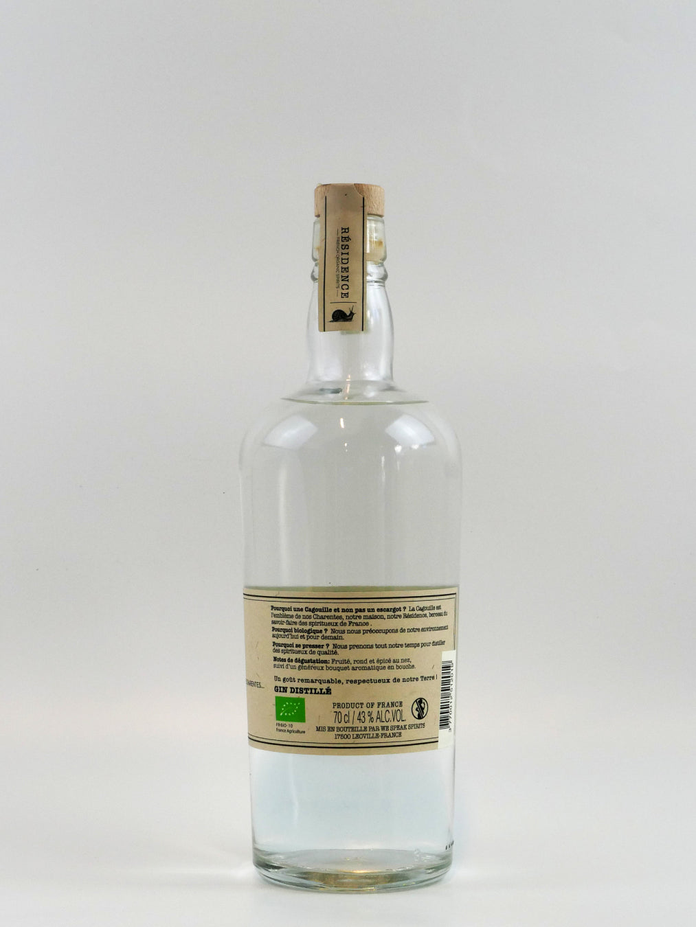 Residence Gin Bio  - 0,7L